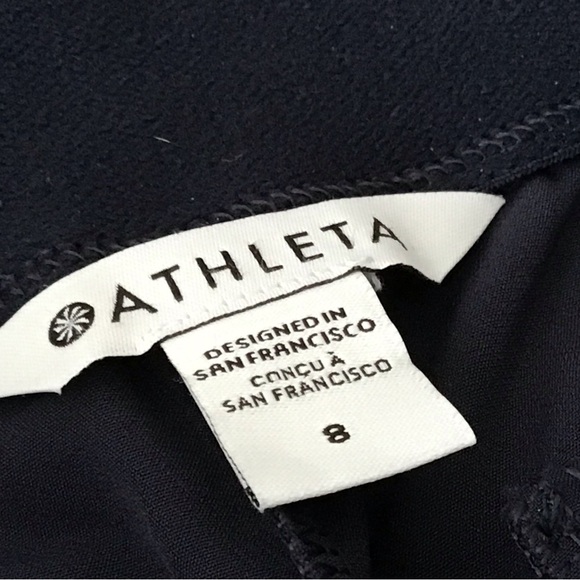 ATHLETA Endless High Rise Cargo Pant. Navy, brand new with tags.  S8. - Picture 3 of 6